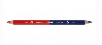 Lápiz MAXI triangulares bicolor rojo-azul