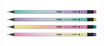 Lápices de grafito HB con goma