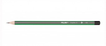 Lápiz de grafito B triangular