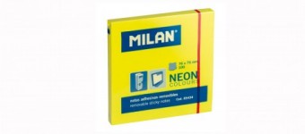 100 notas adhesivas amarillo fluo 76 x 76 mm