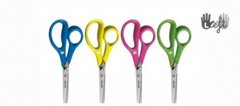 Tijeras para zurdos con hoja de acero inoxidable